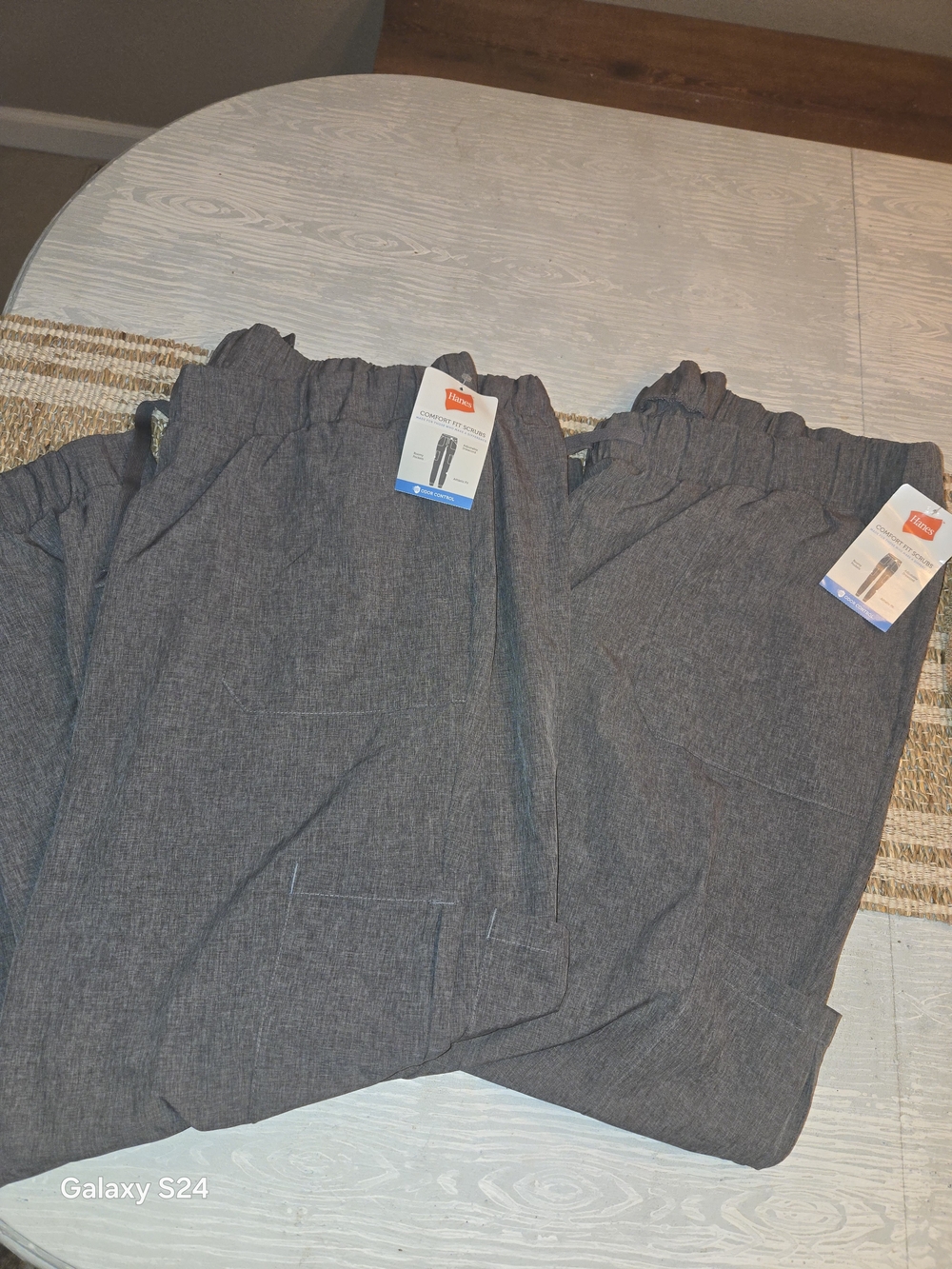 Hanes Comfort Fit Scrubs Pants Lot Of 2 Odor Control New Sz 3X